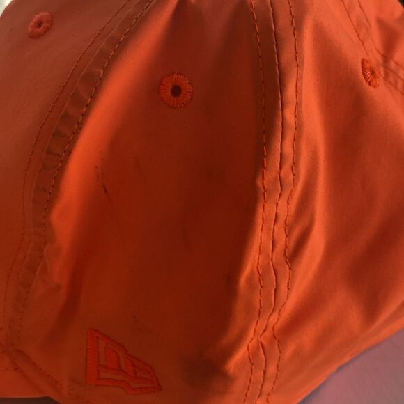 HUF X NEW ERA Men’s Orange Fitted Hat Size 8 - Picture 8 of 10
